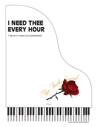 I NEED THEE EVERY HOUR ~ TTBB w/piano acc 